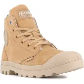 Palladium Bottines à lacets 'Pampa' mastic / cognac
