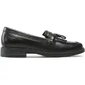 Geox Chaussures Agata noires, taille 36 (garçons et filles), noires, taille 36