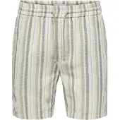Only & Sons Pantalon 'ONSTrev' sable / vert foncé / blanc
