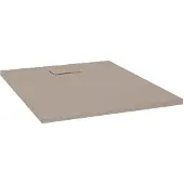 vidaXL Receveur de douche SMC Marron 100x80 cm