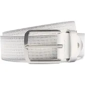 Suitable Ceinture Structure En Cuir Blanche