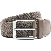 Suitable Ceinture Tissée Taupe Kaki