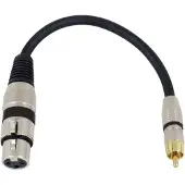 Omnitronic Câble RCA vers XLR femelle Adaptateur SADC