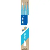 Pilot Pen Mine Frixion Ball 0,3mm (Bleu clair, 0.30 mm, 3 pcs)