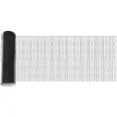 vidaXL Clôture hexagonale grise 0,6 x 100 m en PVC