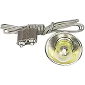 Kahlert Licht Eclairage 3,5 V E10 avec réflecteur, câble, fiche pour le modélisme et la maison de poupées