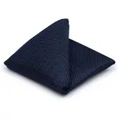 Suitable Pochette de Costume Soie Marine