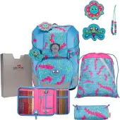 DERDIEDAS ErgoFlex Tiny Happy Pixel Set cartable 5 pièces