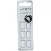 KiSS Faux ongles Impress, Frosting Short Squoval,