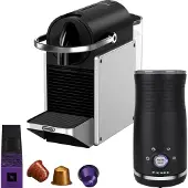 De'Longhi Nespresso Pixie EN127.S + Pierre Mousseur à Lait