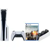 Sony PlayStation 5 Slim Disc Edition + Battlefield 6 + Station de Charge