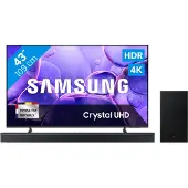 Samsung 43" Crystal UHD U8070F (2025) + HW-B750F Noir