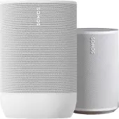 Sonos Move 2 Blanc + Era 100 Blanc