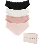 LASCANA Slip rose / rosé / noir / blanc