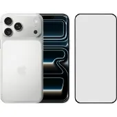 Apple iPhone 17 Pro Max 2 To Argent + BlueBuilt Protège-écran Verre
