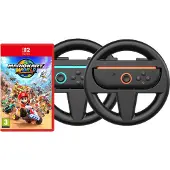 Mario Kart World + BlueBuilt Volants pour Switch 2