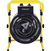 Stanley SXJH119000E Aérotherme 9000W 90 m² Noir/Jaune (SXJH119000E), Radiateur soufflant, Noir, Jaune