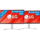 LG 27UP850N-W Lot de 2