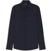 BOSS Hank Kent 261 10268245 Long Sleeve Shirt Bleu 44 Homme