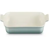 Le Creuset Aardewerk Ovenschaal 26cm 2,4l Sea Salt, Plat à gratin, Gris, Bleu