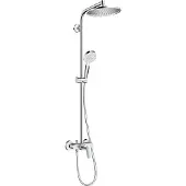 Hansgrohe Duschsystem Crometta S 240 mit Regendusche & Handbrause, Chrom, 1 Stk.