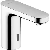 Hansgrohe Vernis Blend Mitigeur électronique de lavabo pour eau froide ou pré-mélangée à pile chrome, saillie 112 mm, 71503000
