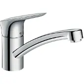 Hansgrohe Mitigeur d'évier Logis bec pivotant chromé, 1 pièce.
