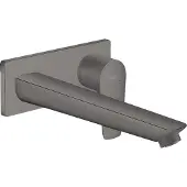 Hansgrohe Talis E mitigeur monocommande de lavabo encastré, montage mural, robinet à crépine déverrouillable, saillie de 225 mm, 71734340