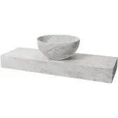Balmani Nova lave-mains 60 x 20 cm marbre carrara