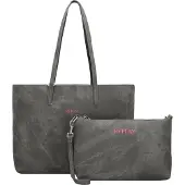 Replay Cabas gris / rose