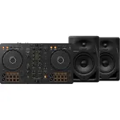 Pioneer DJ DDJ-FLX4 + DJ DM-50D Noir