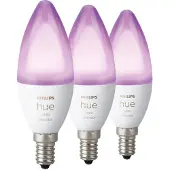 Philips Hue Ampoule Bougie White and Color E14 Lot de 3