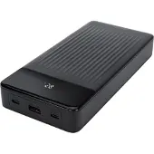 BlueBuilt Batterie Externe 27 000 mAh avec Charge Rapide Noir
