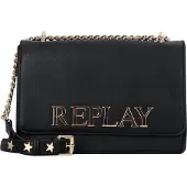 Replay Sac à bandoulière or / noir