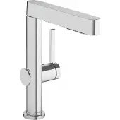 Hansgrohe Mitigeur de lavabo monocommande Finoris 230 avec douchette extractible, 2 jets et système de bonde à ouverture par simple pression, finition chrome