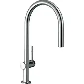 Hansgrohe Mitigeur de cuisine 210, avec douchette extractible 1 jet chromé Talis M54