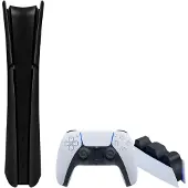 Sony PlayStation 5 Slim Digital Edition + Façades Noir + Station de Charge