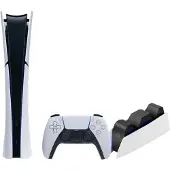 Sony PlayStation 5 Slim Digital Edition + BlueBuilt Station de Charge