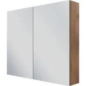 Linie Montro armoire de toilette 90 x 75 cm chêne brun