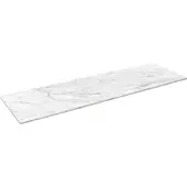 Balmani Stretto tablette simple ou double marbre carrara 180 x 55 cm