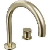 Blaufoss Pavilion Curve robinet de lavabo standard Brushed Champagne Gold
