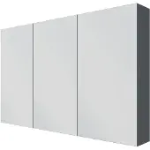 Linie Montro armoire de toilette 120 x 75 cm bleu anthracite