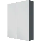 Linie Montro armoire de toilette 60 x 75 cm bleu anthracite