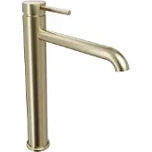Blaufoss Round robinet de lavabo réhaussé Brushed Champagne Gold