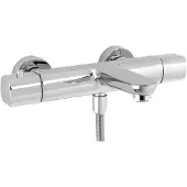 Blaufoss Bodan robinet baignoire thermostatique chrome brillant