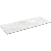 Balmani Stretto tablette simple ou double marbre carrara 135 x 55 cm