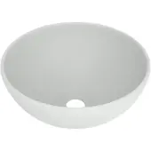 Linie Lavo vasque à poser porcelaine blanc mat rond Ø 32 cm
