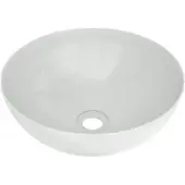 Luca Varess Supra vasque à poser porcelaine Blanc Brillant rond Ø 36 cm