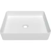 Storke Recta vasque à poser Solid Surface mat rectangulaire 35 x 45 cm
