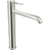 Blaufoss Round robinet de lavabo réhaussé CoolMetal brossé